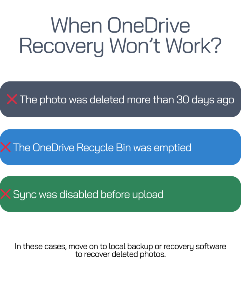 When OneDrive Recovery Won’t Work